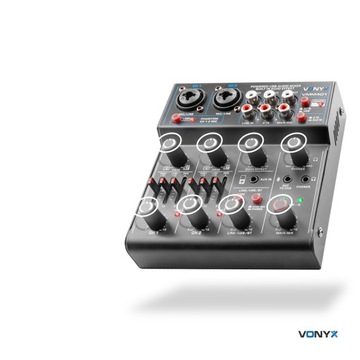 4-канальный микшер с аудиоинтерфейсом Vonyx USB Bluetooth