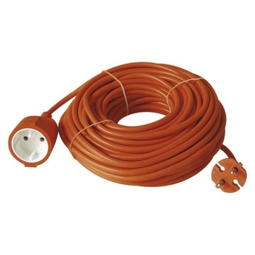 Przedłużacz ogrodowy 2×1 mm 15m pomarańczowy 01315