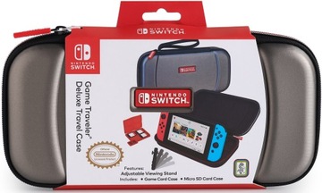 BigBen SWITCH Etui na konsole delux - tytanowe