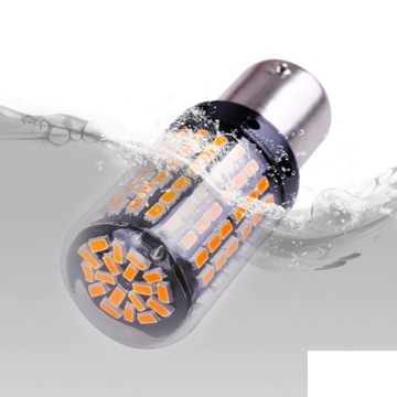 LED 144 SMD 4014 P21/5W BAY15D CANBUS КРАСНЫЙ