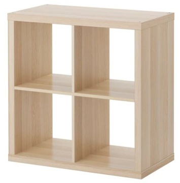IKEA KALLAX REGAŁ PÓŁKA DĄB 77X77cm