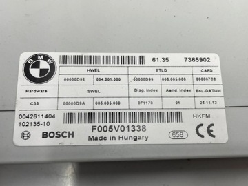 BMW 7 F01 F02 F03 F04 2013 JINÉ JEDNOTKA / MODUL ŘÍZENÍ