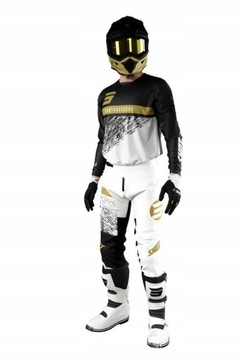 Komplet,strój cross,ENDURO,fox SHOT BLK/GOLD L/34