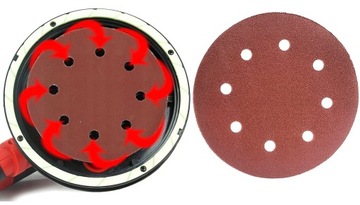 ДИСК ДЛЯ ШЛИФОВАЛЬНОЙ БУМАГИ 190MM P180 x10