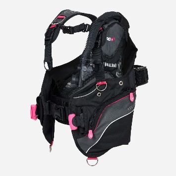 Куртка женская Aqualung Pro черная/розовая XS nurzgo