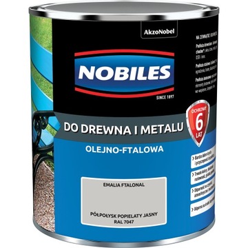 NOBILES FTALONAL FARBA Popielaty Jasny 0,7L