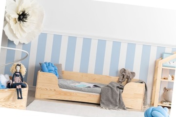 DREWNIANE ŁÓŻKO DZIECIĘCE SOSNOWE BOX MŁODZIEŻOWE