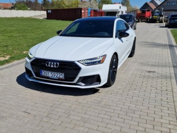Audi A7 C8 Sportback 3.0 55 TFSI 340KM 2021 Audi A7 Sportback 3.0tfsi 340KM Mod.2022 Biała, zdjęcie 1