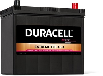 Duracell EXTREME DE55 EFB 12V 55Ah 460A ASIA START STOP MAZDA CX3