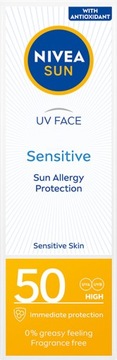NIVEA SUN Krem przeciwzmarszczkowy do twarzy z filtrem SPF 50 ml