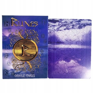 Runy Tarota Deck Karty Wyroczni Karta Psychiczna Angielski