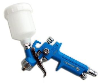 Pistolet lakierniczy mini z górnym zbiornikiem 0,1l HT4R718 HOGERT