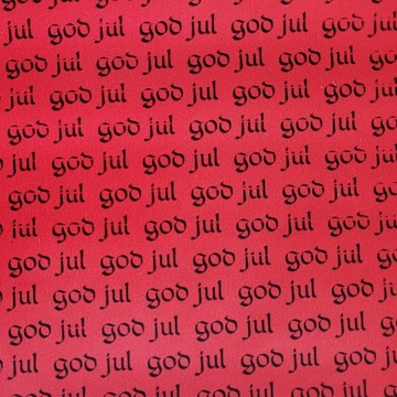 Papier świąteczny czerwony do pakowania 57cmx2m 2m