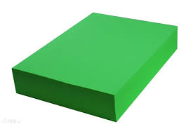 PAPIER BRYSTOL KOLOROWY ZIELONY 160 G A4 50 ARK