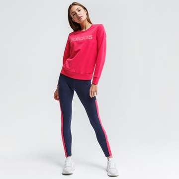 SPORTOWE LEGGINSY DAMSKIE ADIDAS MŁODZIEŻOWE TRENINGOWE SPORT LOUNGEWEAR