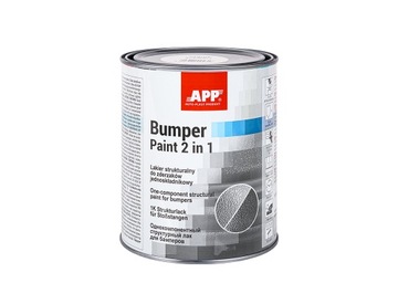 Lakier do zderzaków APP BUMPER PAINT 2w1 struktularny, szary 1L