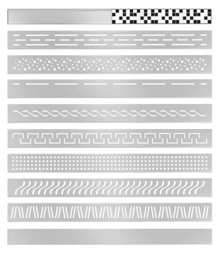 MEXEN 360 ВРАЩАЮЩИЙСЯ ЛИНЕЙНЫЙ СЛИВ 50 СМ, 10 МОДЕЛЕЙ