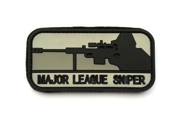 Naszywka PVC 3D rzep - MAJOR LEAGUE SNIPER