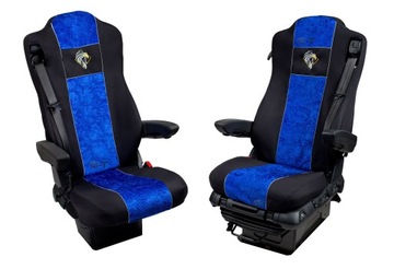 POKROWCE MB ACTROS MP 4 2011- NIEBIESKIE, 2 PASY