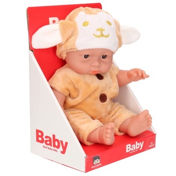 Lalka bobas do kąpieli w czapce z uszkami 5167
