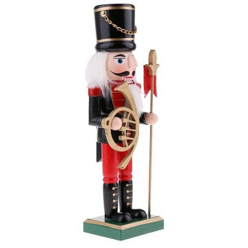 25 cm drewniana figurka dziadek do orzechów B
