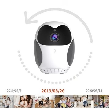 ВРАЩАЮЩАЯСЯ Wi-Fi КАМЕРА PENGUIN FULL HD НА АККУМУЛЯТОРЕ