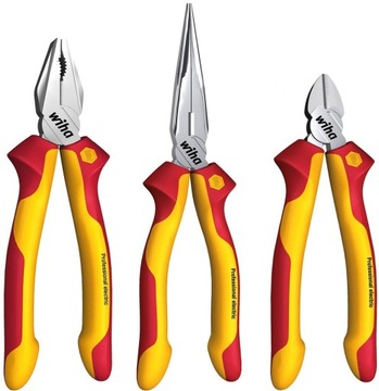 Набор профессиональных изолированных клещей Wiha