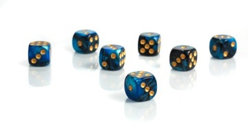 НАБОР ИЗ 5 КУБИКОВ КУБИКИ STORM FIGHT RPG ШЕСТИГРАННЫЕ КУБИКИ 1,6 СМ