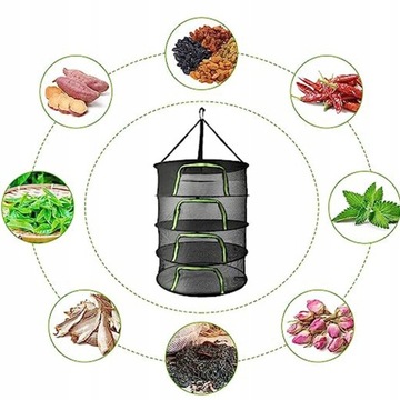 СУШИЛЬНАЯ СЕТКА ДЛЯ СУШКИ ТРАВ И РАСТЕНИЙ, 4 ПОЛКИ