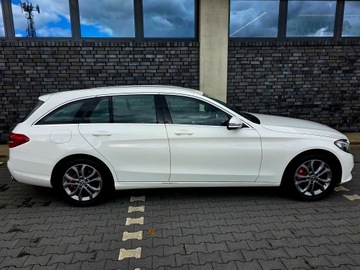 Mercedes Klasa C W205 Kombi 200 184KM 2017 Mercedes C200 kombi bezwypadkowy, serwis ASO, hak, automat, zdjęcie 21