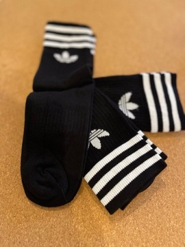 Skarpetki adidas MID CUT CREW SOCKS biały rozmiar 38-42 I wyżej