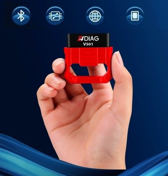 24DIAG V501 ELM327 ДИАГНОСТИЧЕСКИЙ ИНТЕРФЕЙС BLUETOOTH 5.0 OBD2 iOS ANDROID