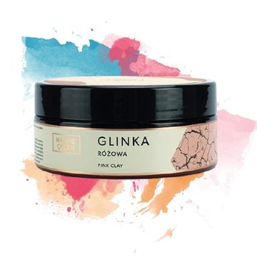 NATURE QUEEN Glinka różowa 150ml