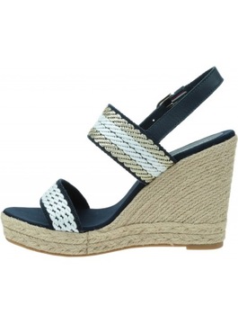 Espadryle Damskie TOMMY HILFIGER Golden Webbing 39