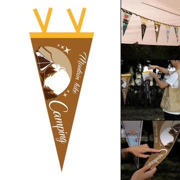 Треугольный рюкзак с вымпелом на открытом воздухе