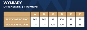 Вентилятор для ванной комнаты 100 Fi, очень тихий, 29 дБ, установка на потолок и стену.