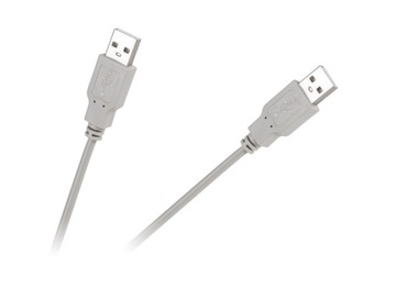 Kabel USB 80cm typ A wtyk - wtyk 0,8m AA-MM USB2.0