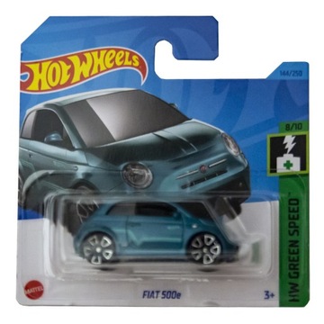 Hot Wheels Fiat 500e HW Green Speed 8/10 HKH59