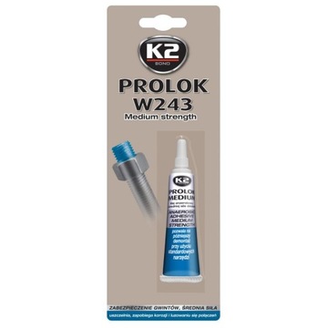 K2 KLEJ DO ZABEZPIECZENIA GWINTÓW ŚRÓB NIEBIESKI