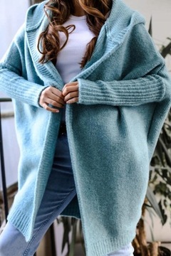 МЯТНЫЙ кардиган с капюшоном ME TASTES