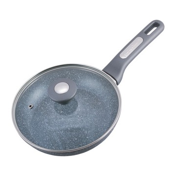 PATELNIA GRANITOWA 20CM POKRYWKA INDUKCJA GAZ