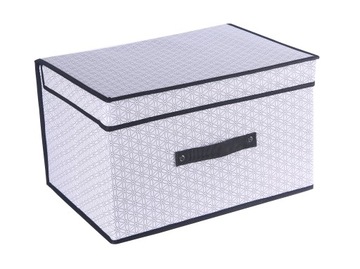 Organizer pojemnik do szafy z pokrywką 70x40x30cm CIEMNY SZARY