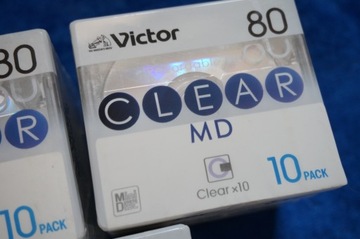 Mini Disc VICOTR JVC Clear MD 80min JAPAN
