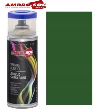 SPRAY ZIELONY LAKIER AKRYLOWY ZIELONY ŚWIERKOWY RAL6002