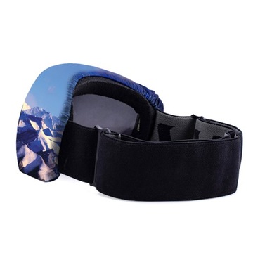 Gogle Narciarskie Okulary Na Narty Snowboard + Etui Pokrowiec ZESTAW