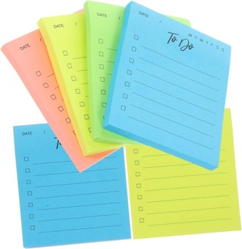 12 шт. флуоресцентные стикеры для офисных блокнотов, наклейки для заметок