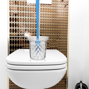 СОВРЕМЕННЫЙ ДЕРЖАТЕЛЬ ДЛЯ ТУАЛЕТНОЙ ЩЕТКИ, ТВЕРДЫЙ ПОДСТАКАННИК ДЛЯ ЧИСТКИ В ВАННОЙ КОМНАТЕ