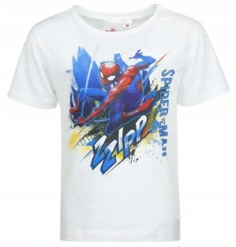 MARVEL T-SHIRT SPIDERMAN KOSZULKA DZIECIĘCA R128