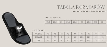 Klapki basenowe antypoślizgowe unisex Arena R.43