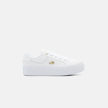 Lacoste Buty Damskie Ziane Platform 124 2 CFA Whie Gold 39